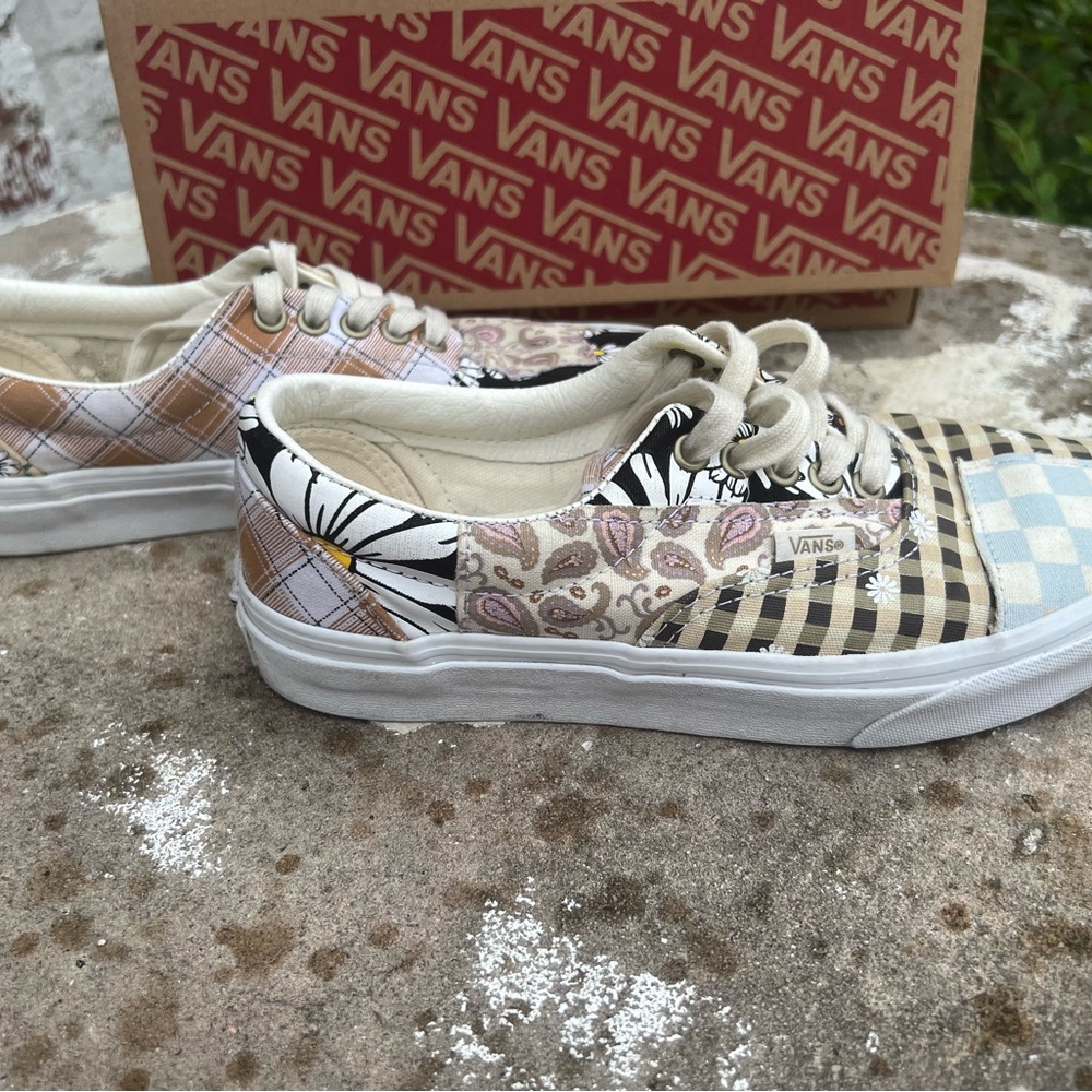 Preowned Vans Era Patchwork Sneakers Multicolor M… - image 5